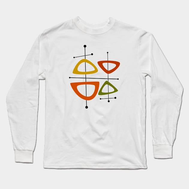 Mid Century Modern 28 Long Sleeve T-Shirt by Dream Print Designs